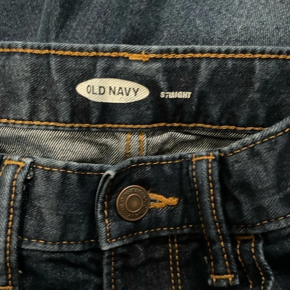 Old Navy Kids straight Jeans - Dark and Medium Blue bundle size 12